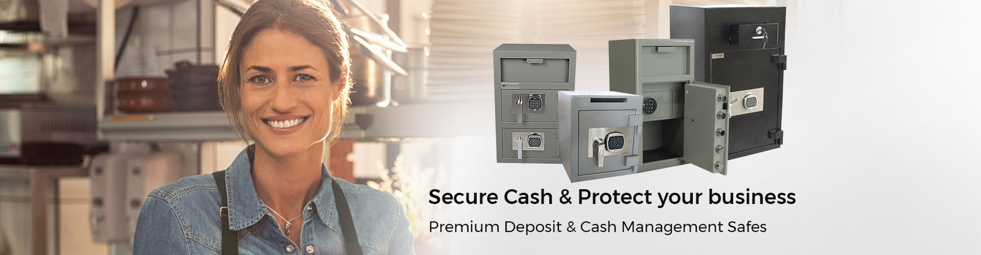 Secure cash and protect your business with premium deposit and cash management safes.